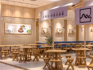 精品餐飲店設計案例丨輕快餐這樣設計，能讓顧客記憶深刻