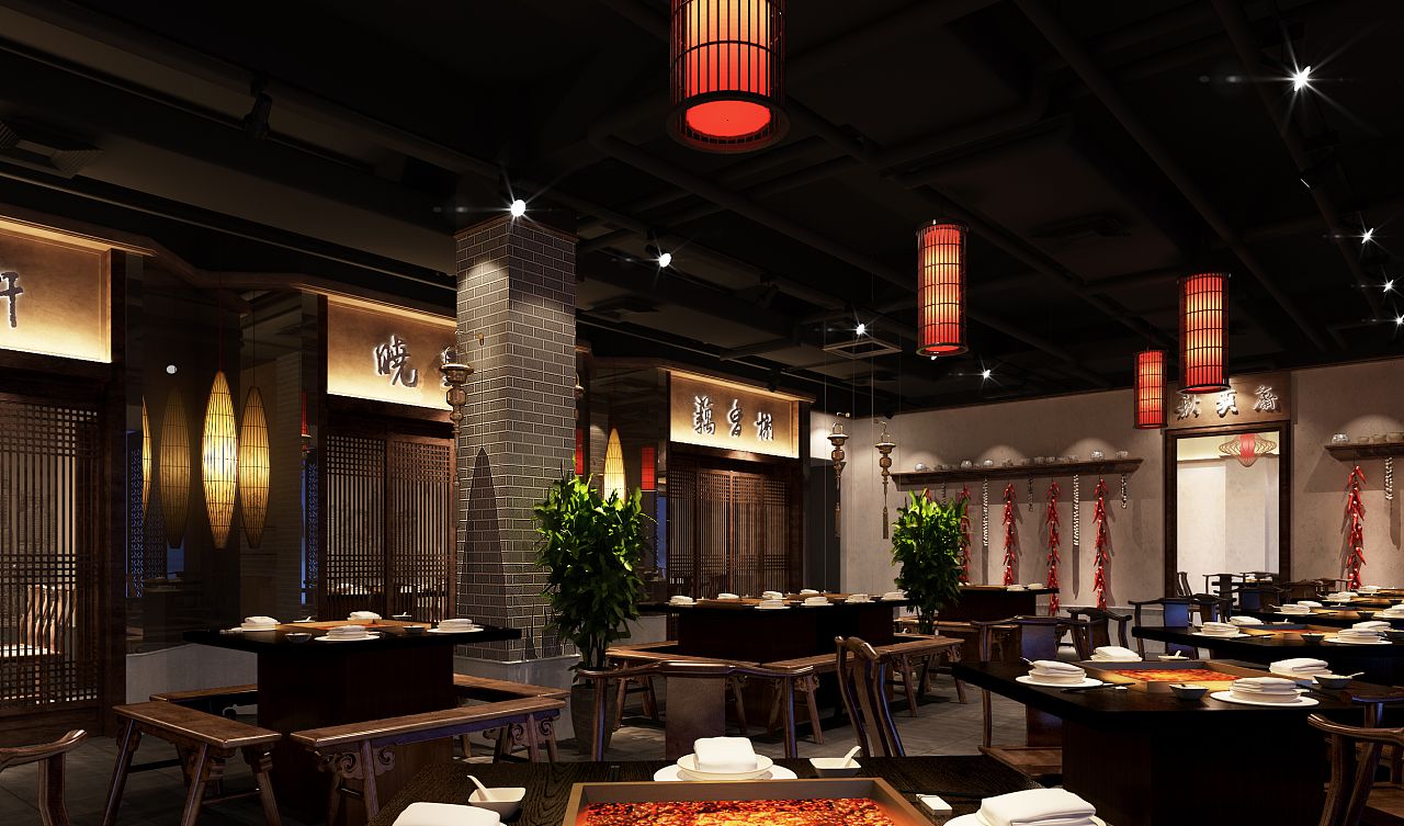 火鍋店裝修,中海建林裝飾公司