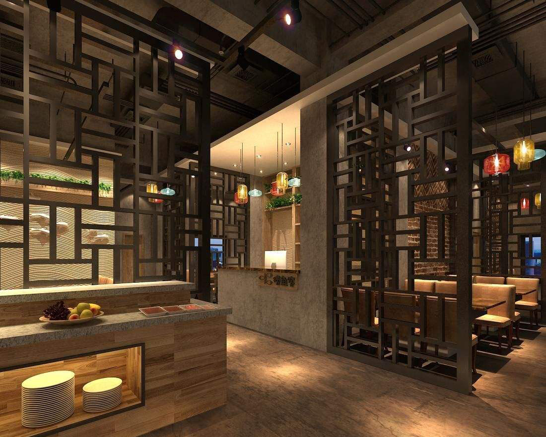 火鍋店裝修效果圖