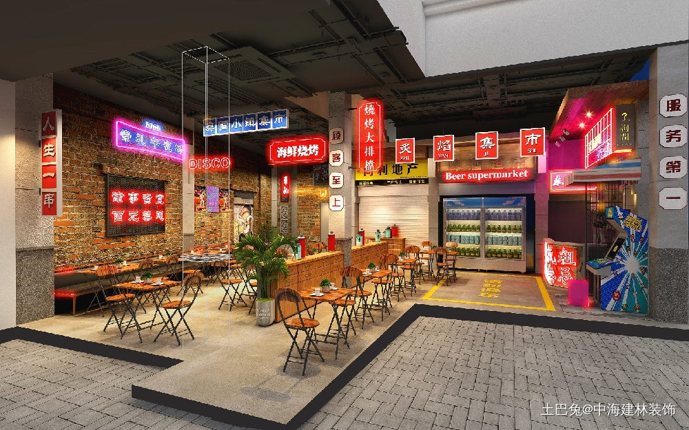 北京燒烤店裝修