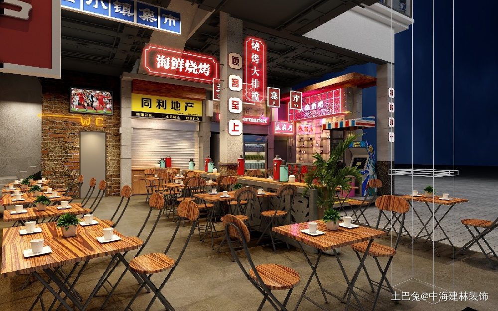 北京燒烤店裝修